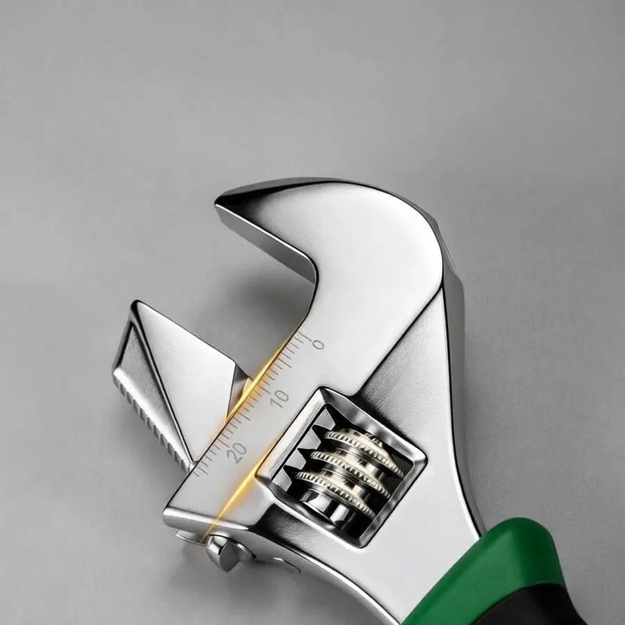 6inch/8inch Adjustable Wrench Monkey Wrenches Short Handle Spanner Pipe Wrench for Air Controller Pipe Hand Tool