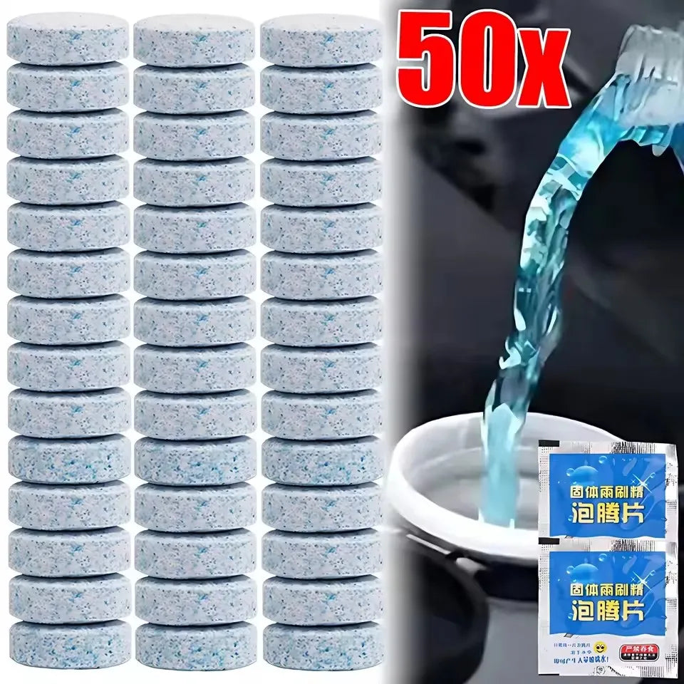 Car Windshield Washer Fluid Effervescent Tablets Auto Glass Window Cleaner Wiper Essence Solid Concentrated Wash Dirt Remover