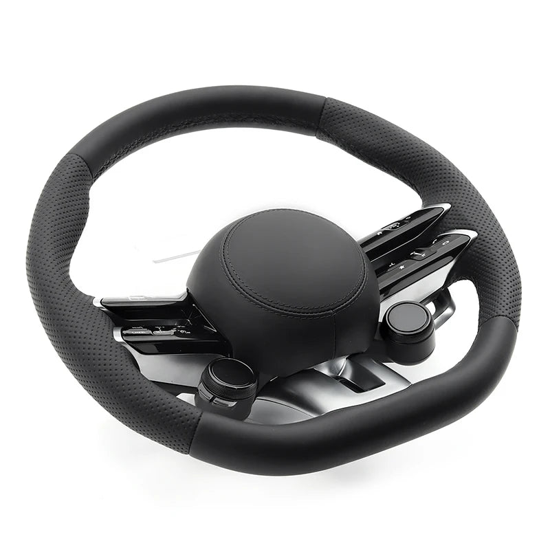 Dynamic Selecet Button Steering Wheel for Mercedes Benz AMG W204 W205 W221 W222 Cls Glc Gle Gls Gla Cla Glk Slc C63 E63 GLA45