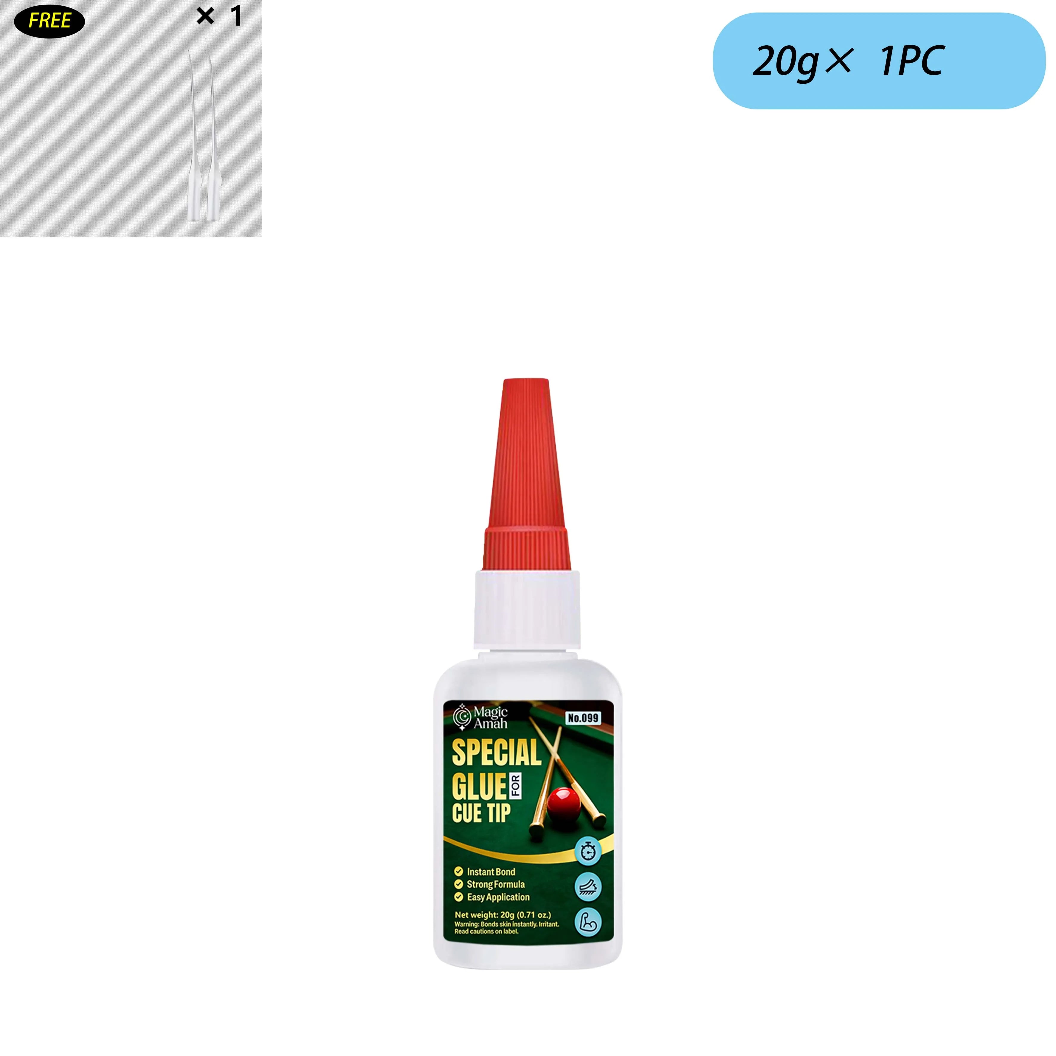 1-5 Pcs Professional Super Glue for Billiard Cue Tip | Fast Drying Waterproof | Strong Bond for Wood Plastic Metal Ceramic