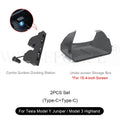 For Tesla Model Y Juniper Fast Charger USB Shunt Docking Station for Model 3 Highland Sunken Adapter Powered Splitter Extension