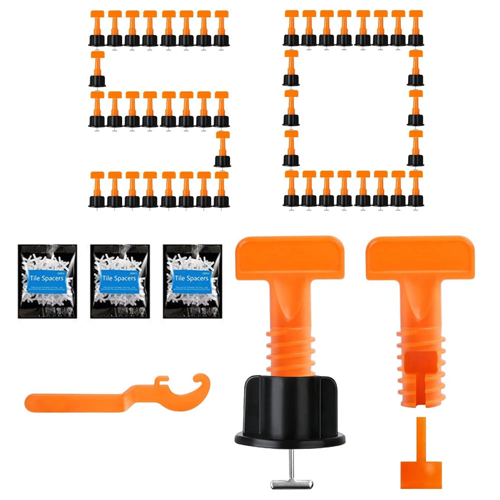 Tile Leveling System Kit Spacers Flooring Wall Leveler Locator Positioning Set Tile Levelers for Walls and Floors Installation