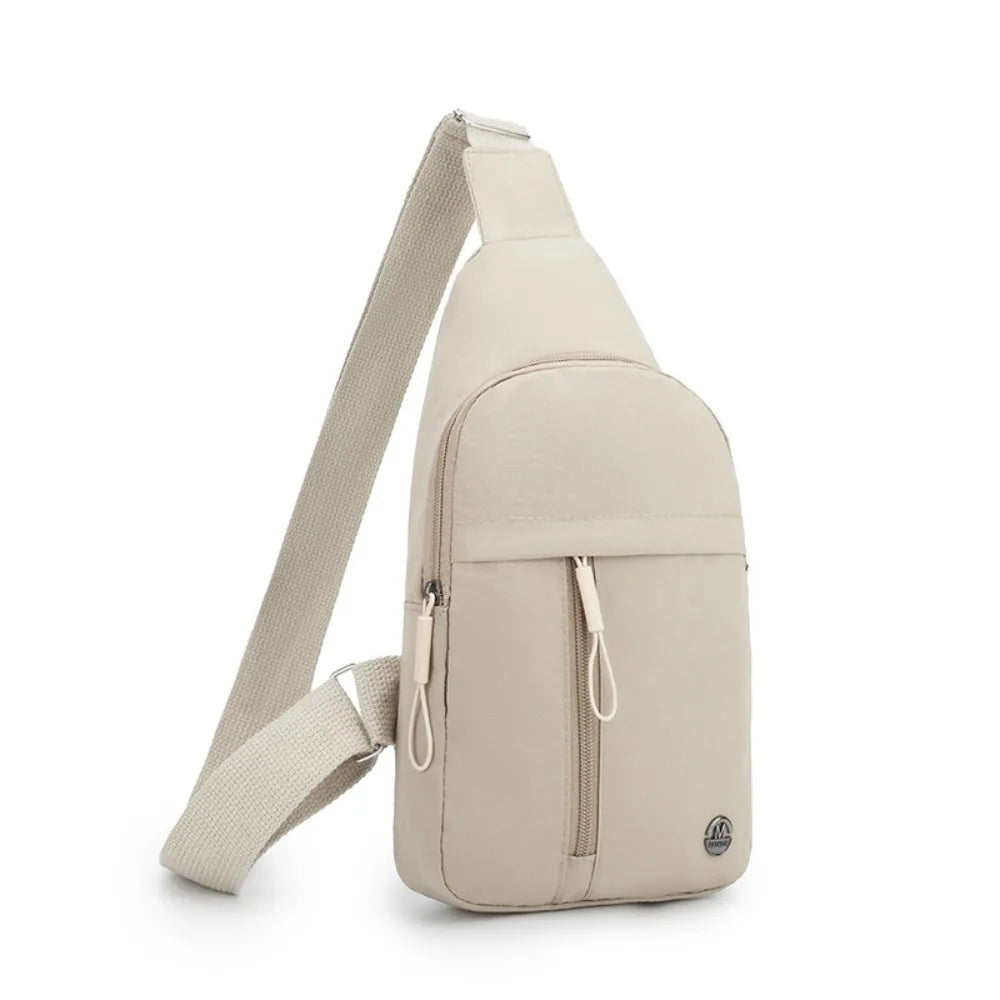 Fashion Nylon Women's Chest Bags 10 Colors Multi-compartment Waist Bag Multifunctional Sports Chest Bag Unisex