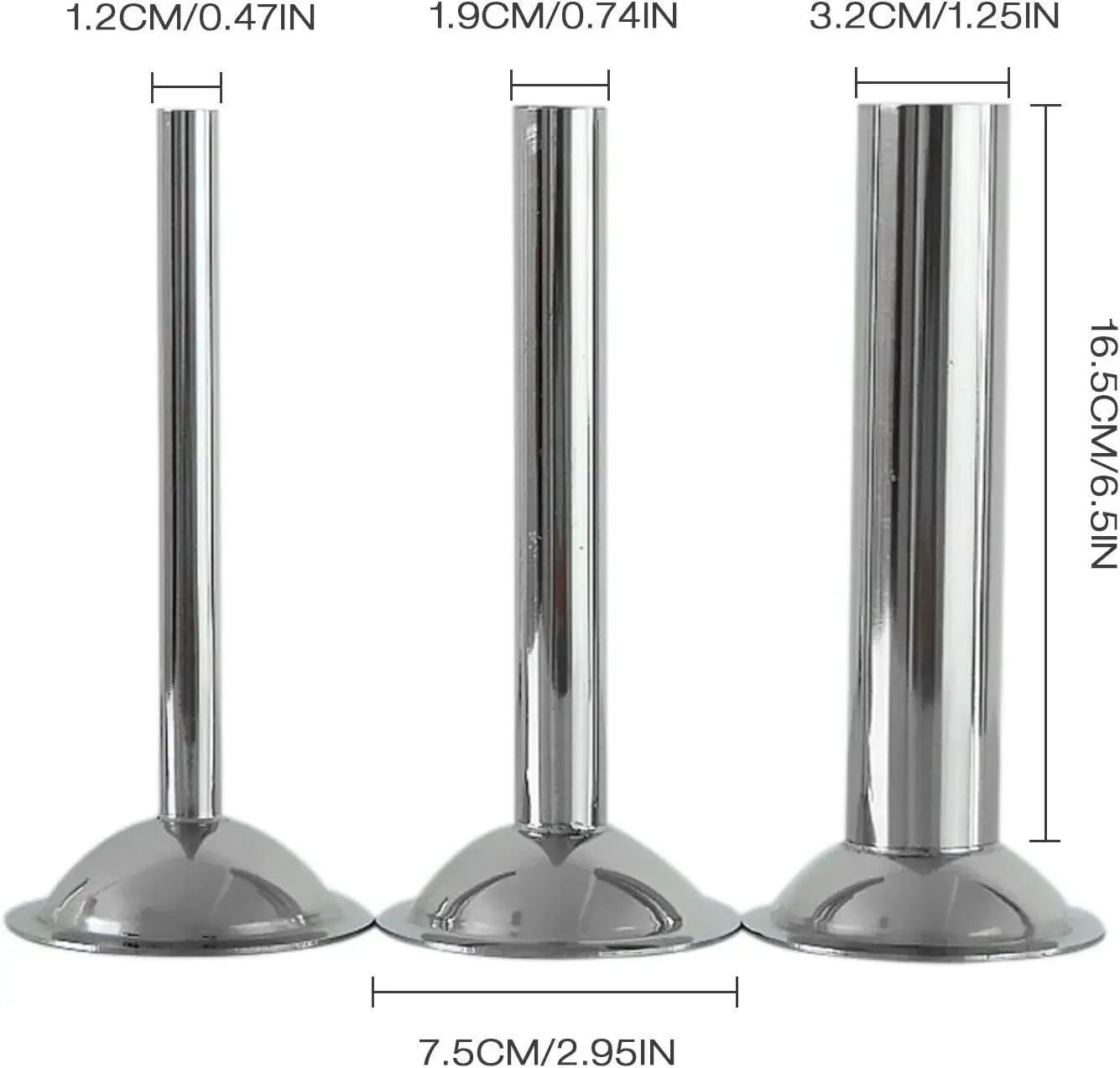 3-Piece Sausage Filling Kit for Meat Grinders 10 and 12, Stainless Steel Grinding Tube, Sausage Filling Nozzle Filling Tube