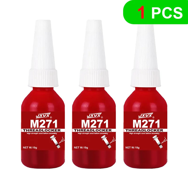 Super Threadlocker 243-271: For Metal Screws – Blue/Red Anaerobic Adhesive for Anti-Loosening and Fastening (10g)