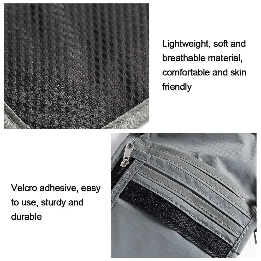 Anti-Theft RFID Passport Bag Rfid-Blocking Neck Hanging Neck Wallet Storage Organizer Multifunction Document Credit Case