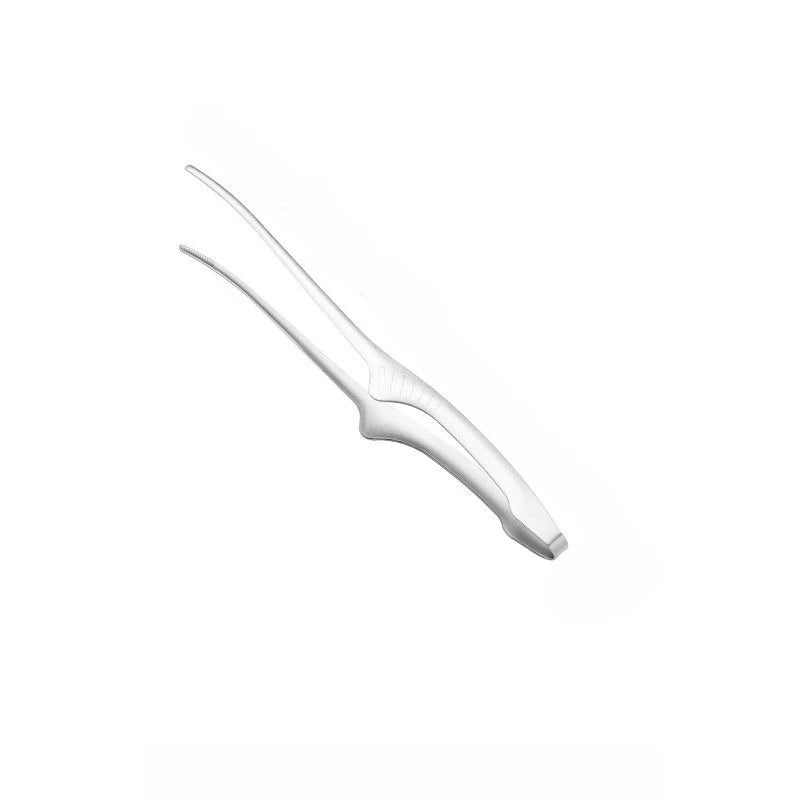 Stainless Steel BBQ Tongs Non-slip Cooking Utensils Easy To Clean Reusable Tongs Suitable for Serving Food Camping BBQ Buffet