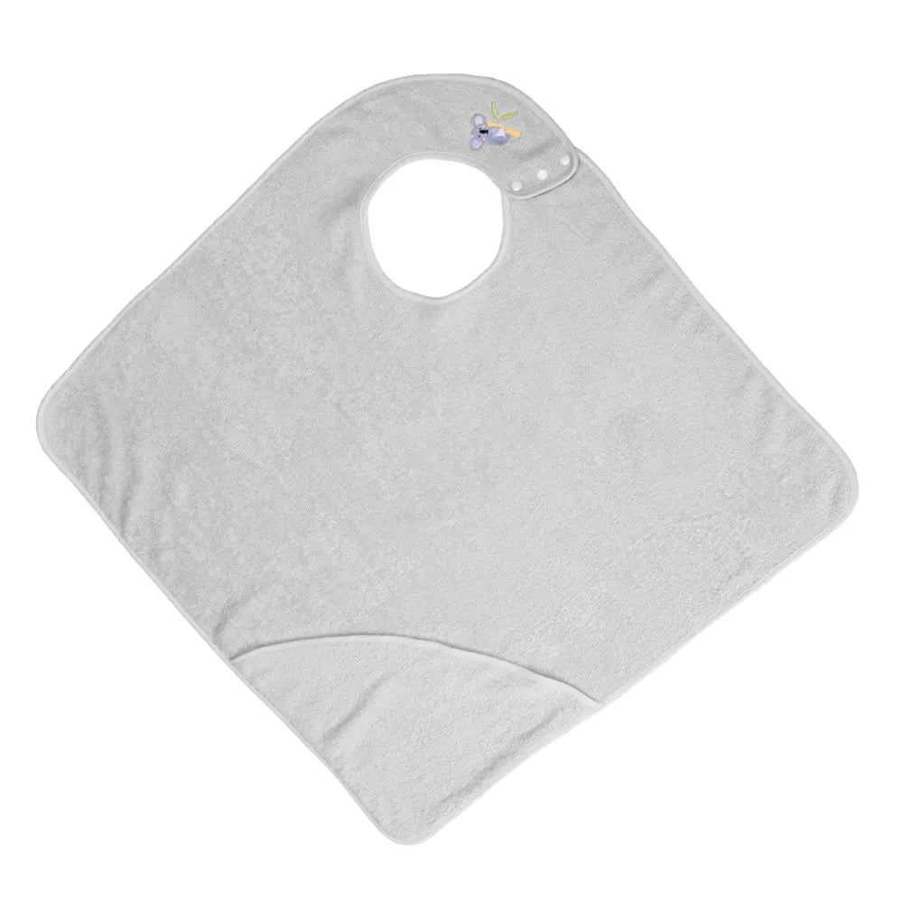 Soft And Absorbent Hooded Baby Towel Hands Free Combed Cotton Easy To Clean Combed Apron Towel Size