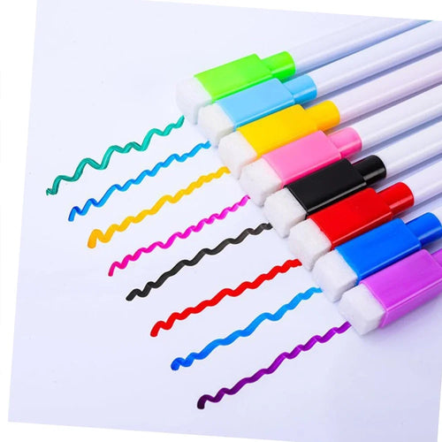 1-48Pcs Magnetic Erasable Whiteboard Pen Color Options Numbering Stationery Office Teaching Supplies for Blackboard Student Note