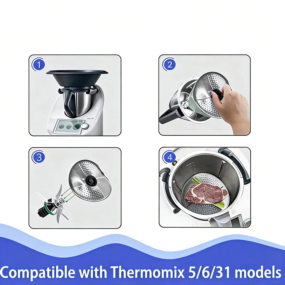 Stainless Steel Blade Guard Peeler Cutter for Thermomix TM5 TM6 TM31 TM7