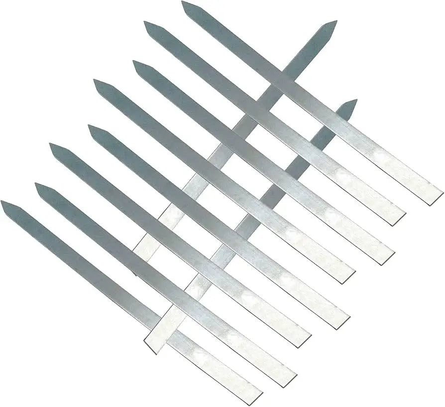 4/5/6pcs 19inch Stainless Steel BBQ Skewers for Shish Kebab Flat Kebab Skewers for Kebab Turkish Style Paneer Tikka Turkish