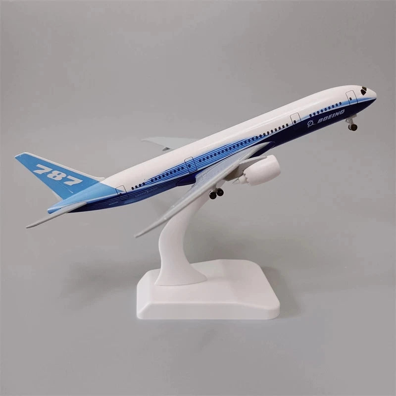 19cm Plane Toy Model Air American Airlines UNITED Boeing 787 Airways Airplane Toy Alloy Metal Diecast Aircraft with Wheels