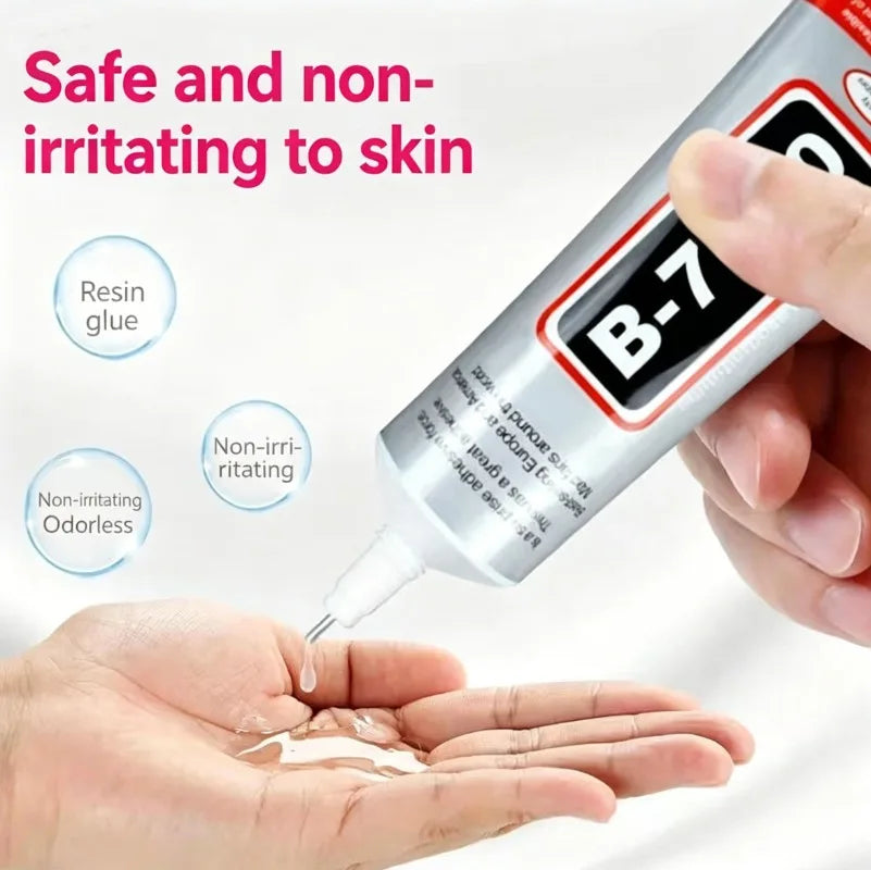 B7000 Glue, DIY Craft Adhesive, Rhinestone Jewelry Glue, Screen Repair Glue, Jewelry Inlay Glue
