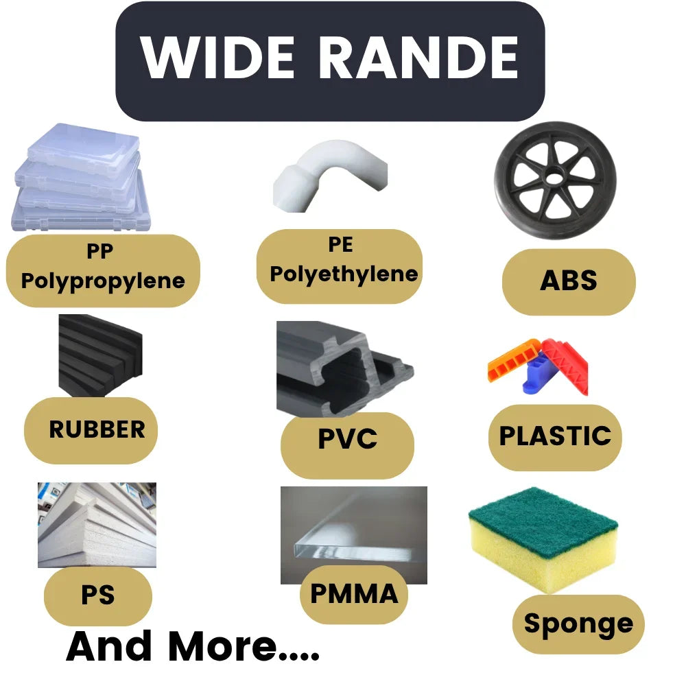 PP PE Plastic Bonding Glue Black & Transparent Super Strong Adhesive for Polypropylene, Polyethylene, ABS, PVC, PMMA, EVA Sponge