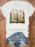 Women's plus size tank top Open Book With Flowers And Butterflies Suitable for sports and daily wear womens clothes sleeveless
