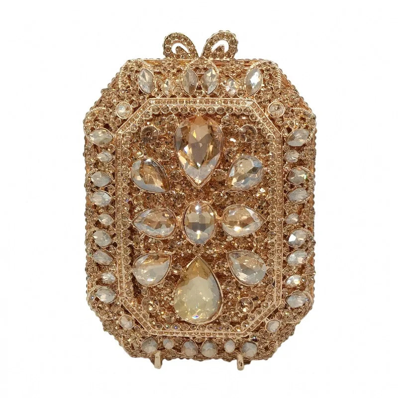 Lady Crystal Designer Clutch Bags High Quality Women Stone Clutches Handbags Wedding Bridal Messenger Clutch Bag Purse