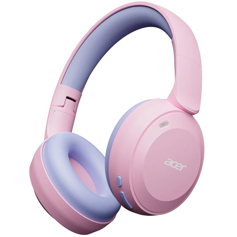 Acer Kids Bluetooth 6.0 Headphones with Built-in Mic 85/94dB Volume Limited Lightweight Over-Ear Wireless Headphones for Kids