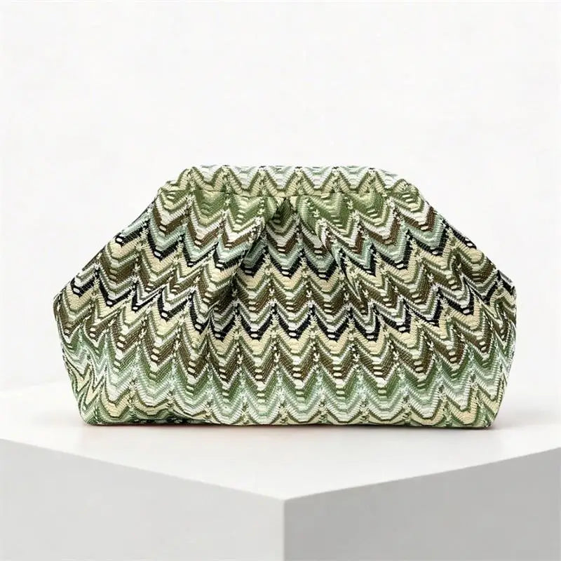 European American Retro Women Handbag Bohemian Ethnic Style Clutch Bag Fashion Elegant Exquisite Evening Bag Wedding Party Bag