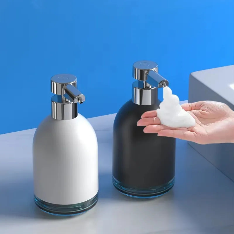 Smart Soap Dispenser Bottle 5 Gear USB Rechargeable 1200Mah 320ML Automatic Dispenser Sensor Pump for Household Bathroom