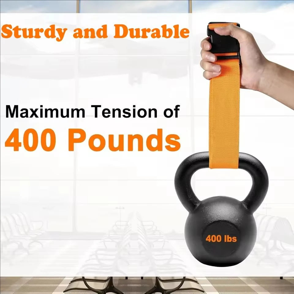 Lightweight Portable Luggage Strap with Adjustable Anti-Theft Luggage Strap Suitable for Long-Distance Travel Like Trips