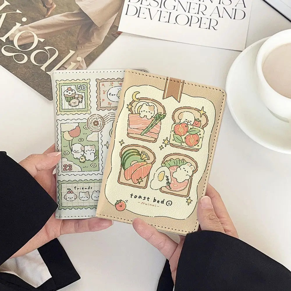 Passport Holder for Travel Essentials Passport Wallet Cover Case for Travel Accessories Passport Book Holders for Women Men