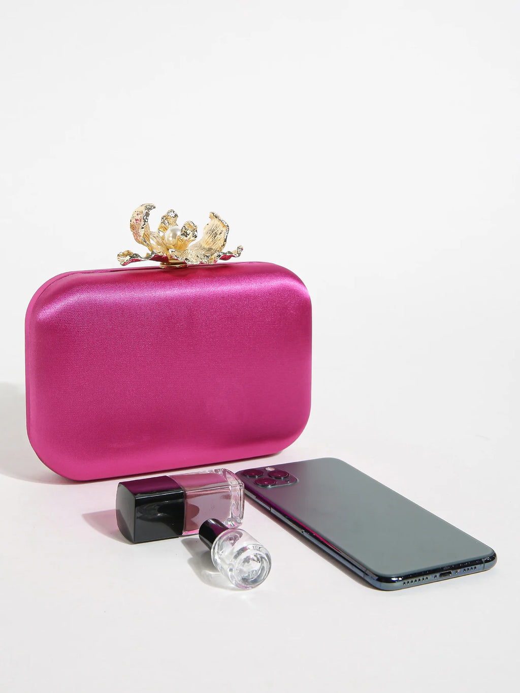 Stylish Mini Chain Shoulder Bag - Portable, Solid Color, Women's Fashion Clutch Purse with Wallet - Perfect for Daily Use, Trave
