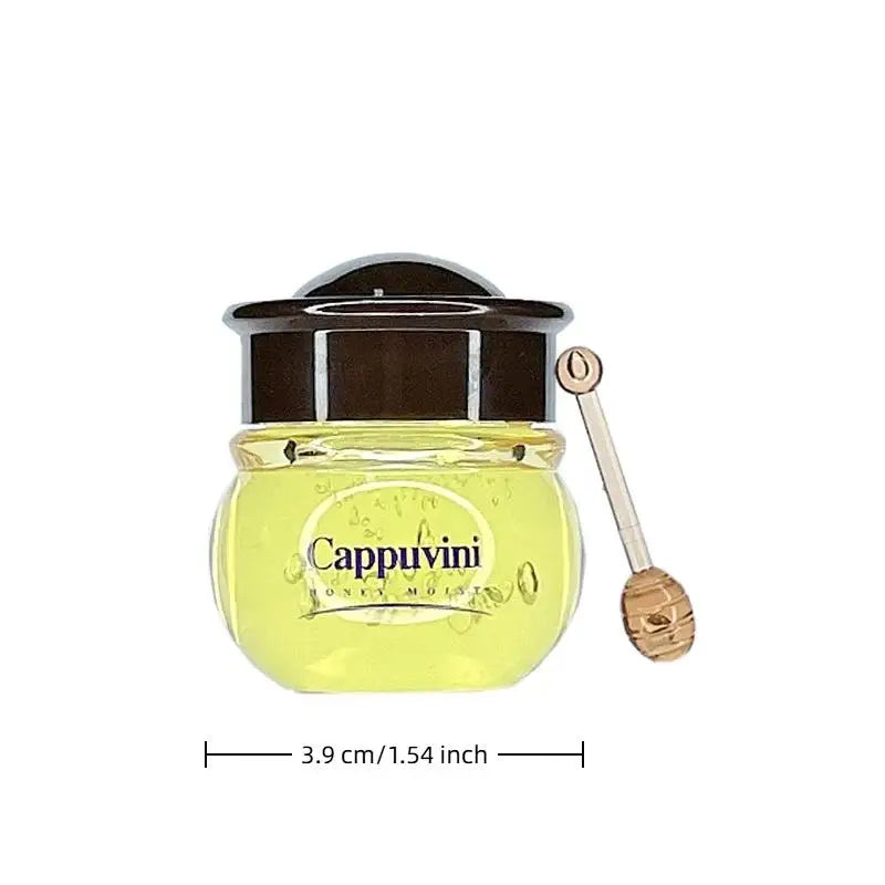 Cappuvini Moisturizing Honey Lip Oil Hydrating Overnight Honey Lip Balm Gloss Plump Reduce Lip Lines Sleep Lip Mask Lip Care