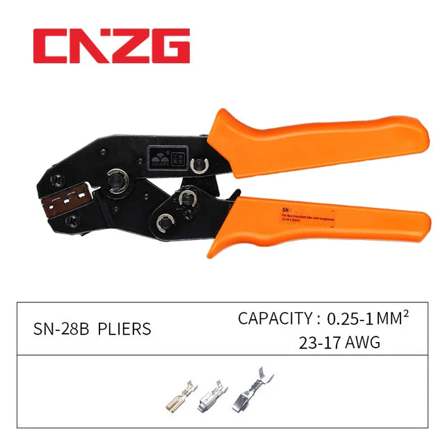SN-28B 0.1-1mm² Crimping Pliers Tool Set-1550pcs 2.54mm Dupont Connectors And Crimp Pins，460pcs 2.54mm JST-XH JST Connector Kit