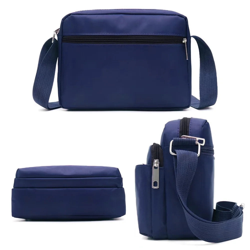 New Fashionable Minimalist Large Capacity Multi Layered Storage Bag Outdoor Travel Work Commuting Single Shoulder Crossbody Bag