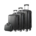Wholesale new 4 in1 hardside luggage  valise de voyage 4 pcs  suit case bags trolley travel Abs Pc suitcase