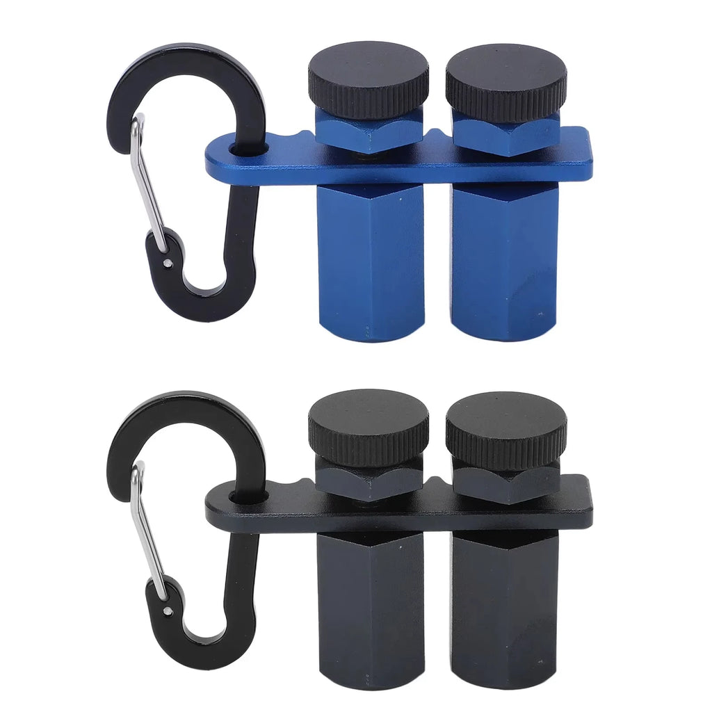Auxiliary Clamp Stair Gauge Aluminum Alloy Hex Flat Gauge with Thumb Screw for Framing Metal Fabrication Layout Attachment
