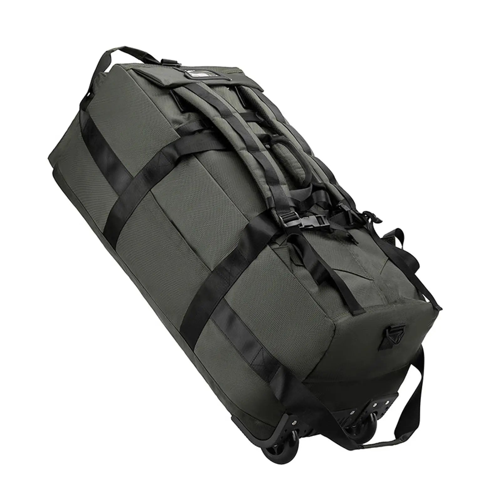 Wheeled Duffel Bag Rolling Garment Bag Large Portable Overnight Suitcase Backpack for Beach Business Trip Camping Storage Bag
