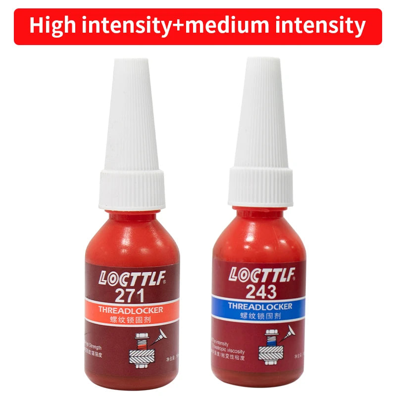 243 Blue Anaerobic Adhesive Medium Strength Threadlockers For All Metal Threaded Components Removable Waterproof 50ML