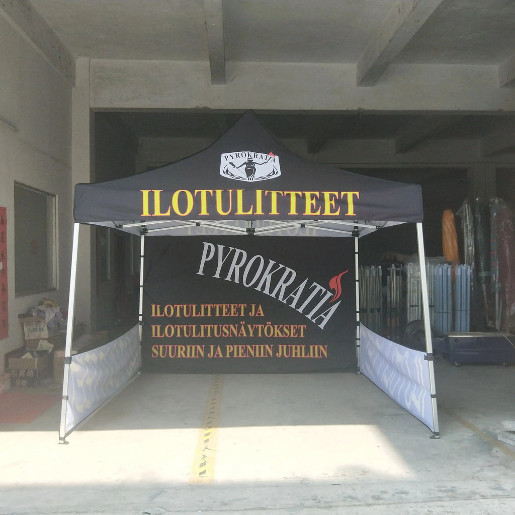Exhibition Event Marquee Gazebos Custom Printed  Canopy Custom Tent Pop Up Foldable Tent Banner Table Flag