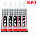 JXVX1-5PC High strength waterproof adhesive for B7000 mobile phone screen, Universal phone glass bonding agent, 15ml fast B7000