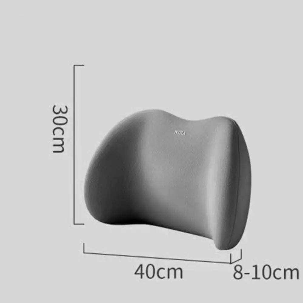 Comfortable Memory Foam Lumbar Support Cushion Breathable Ergonomics Lying Down Pillow Soft Back Support Cushion Body Massage