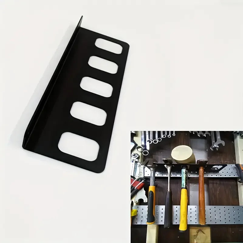 Heavy-Duty Wall-Mounted Hammer Rack, Thickened Metal Tool Holder with High Weight Capacity, for Garage & Workshop, Securely Stor