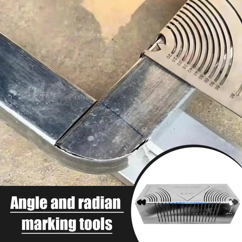Precision Flex Angle And Arc Marking Tool Angle Steel Pipes Bending Marking Tool Welding Square Pipe Marking Pipe Cutting Guide