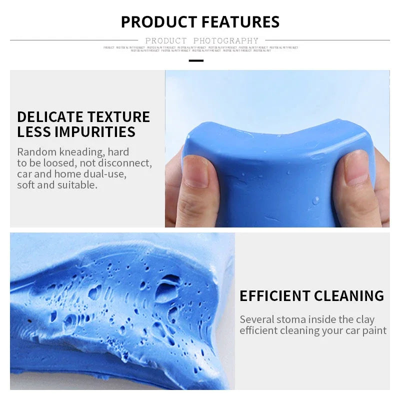 Car Wash Mud Volcanic Mud Car Wash Mud Artifact Car Special Powerful Mud Sponge Grinding Car Beauty Black Spots Clay Bar