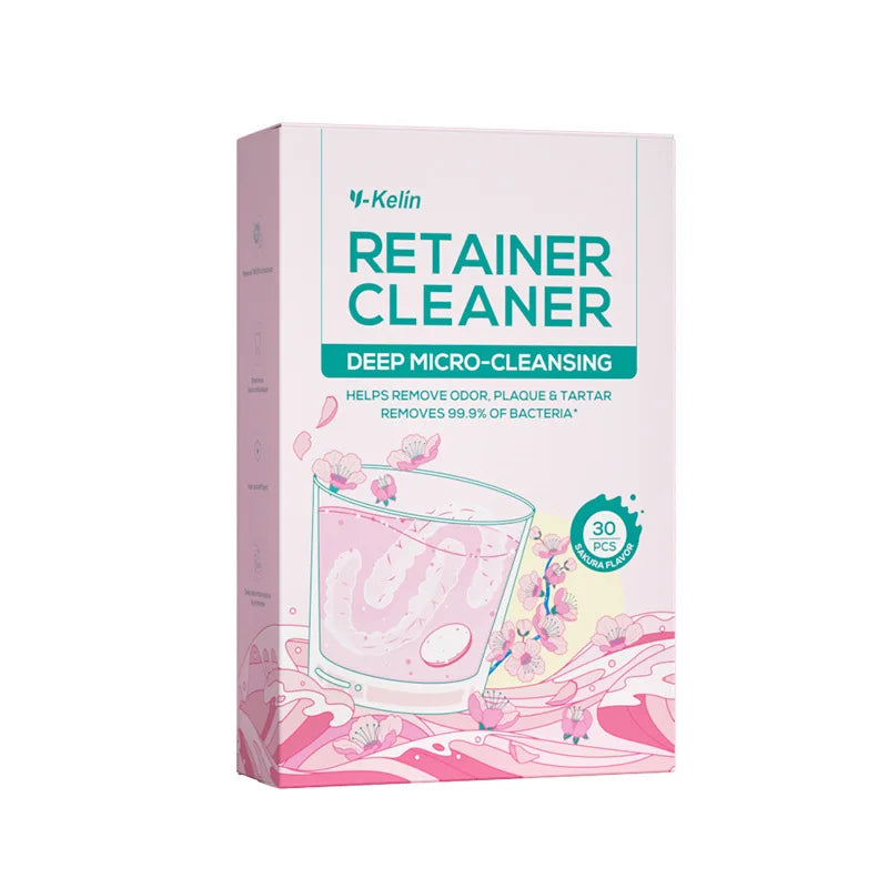 Orthodontic Holder Invisible Braces Cleaning Effervescent Tablets Corrective Cleaning Braces Destained Fruity Denture Cleaning