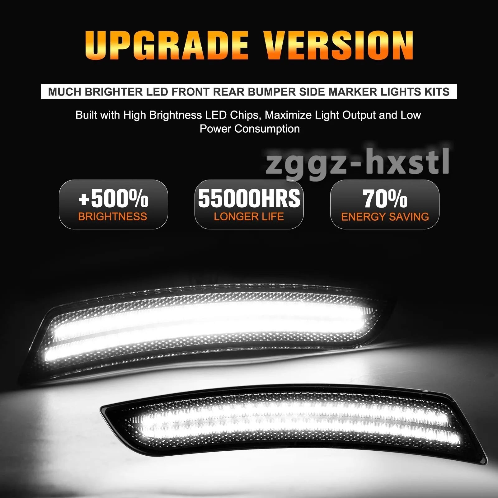 For Chevy Camaro Front Rear Side Marker Light Assemblies LED Car Lights for Chevrolet Camaro 2015-2023 Smoked Lens Fender Light