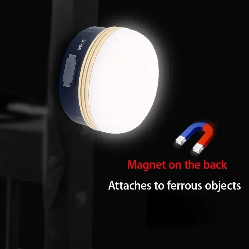 10W 1800MAH COB+LED Camping Lantern USB Rechargeable High Power Portable Tents Lamp Outdoor Hiking Night Fishing Hanging Lamp