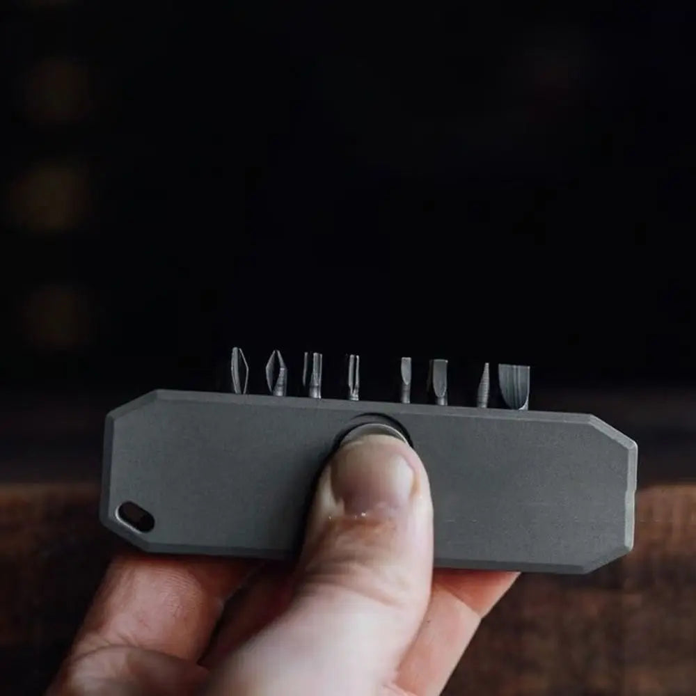 Professional 8/10 Heads EDC Pocket Tool Small Size Precision Design Can Opener Compact Multifunctional Repair Tool