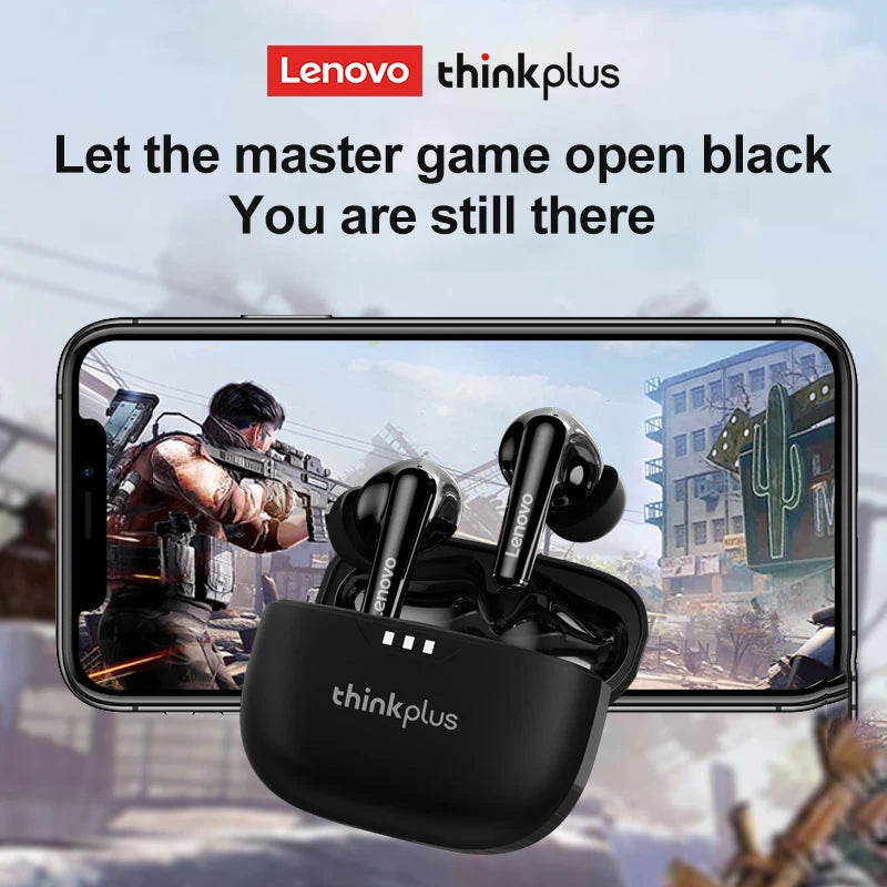 10pcs Lenovo LP3 Pro Wholesale 2pcs Original LP3 Pro Wireless Bluetooth Headphones HiFi Stereo Earbuds Noise Reduction With Mic