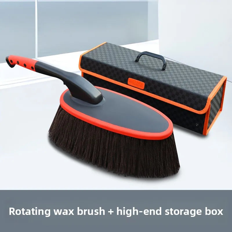 Rotating Wax Brush Car Dust Duster Car Mop Car Dust Brush Cleaning Tools Essential Supplies Car Brush