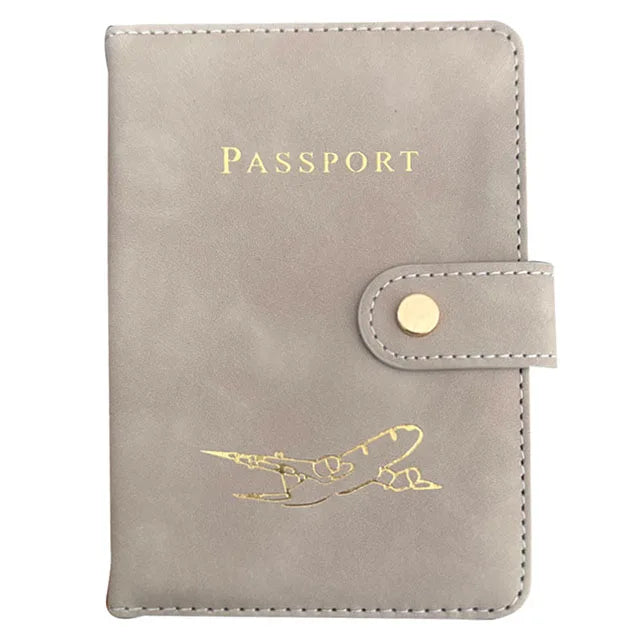 Passport Case Vintage Leather Pattern Passports Holder Women Man ID Bank Credit Card Organizer Storage Case/Travel Accessories