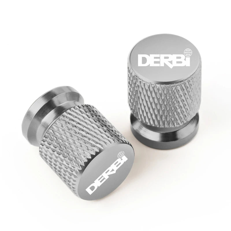 2PCS For DERBI EBE EBS D50B0 VARIANT SPORT R GPR Tire Valve Caps Wheel Tyre Cover CNC Aluminum Alloy Accessories