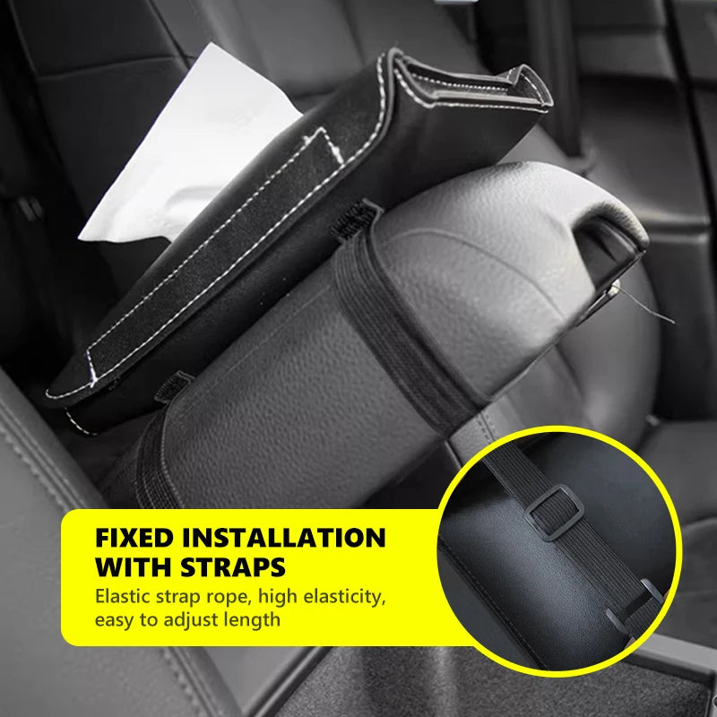 Car Tissue Box Towel Sets Sun Visor Tissue Holder Interior Storage For Suzuki Swift Jimny Grand Vitara SX4 Samurai Spacia Ciaz