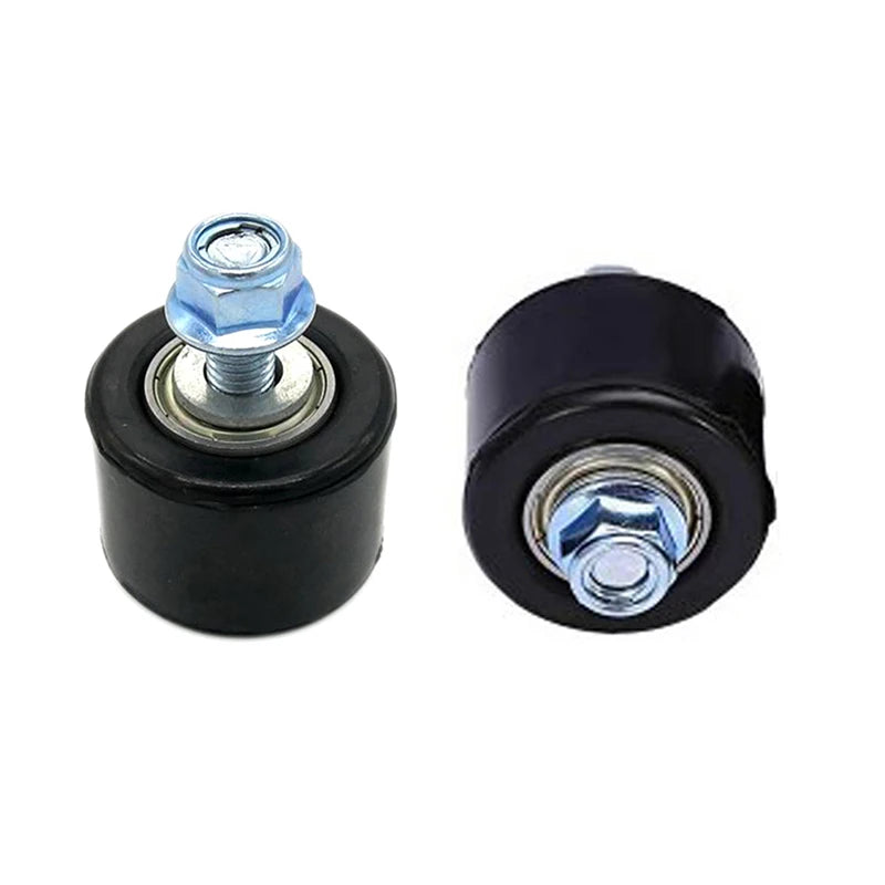 1pc Motorcycle Chain Tensioner Roller Guide 8mm Pulley Wheel Slider With Bolt Gasket For YFZ 350 Car Maintenance Accessories