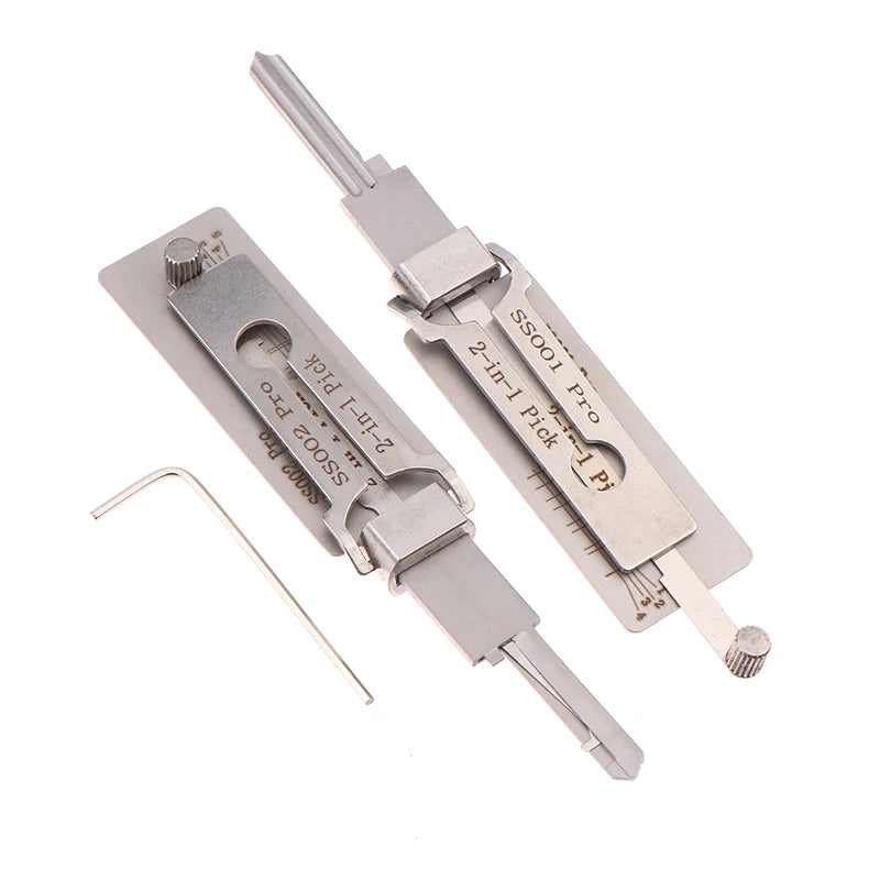 Maintenance Repair Kit Key Decoder Only For Straight Groove Stainless Steel Precision Tool SS001 Pro O-ring Pickup Kit Hook Tool